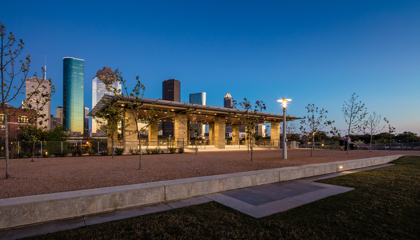 The Water Works at Buffalo Bayou Park. © Slyworks Photography