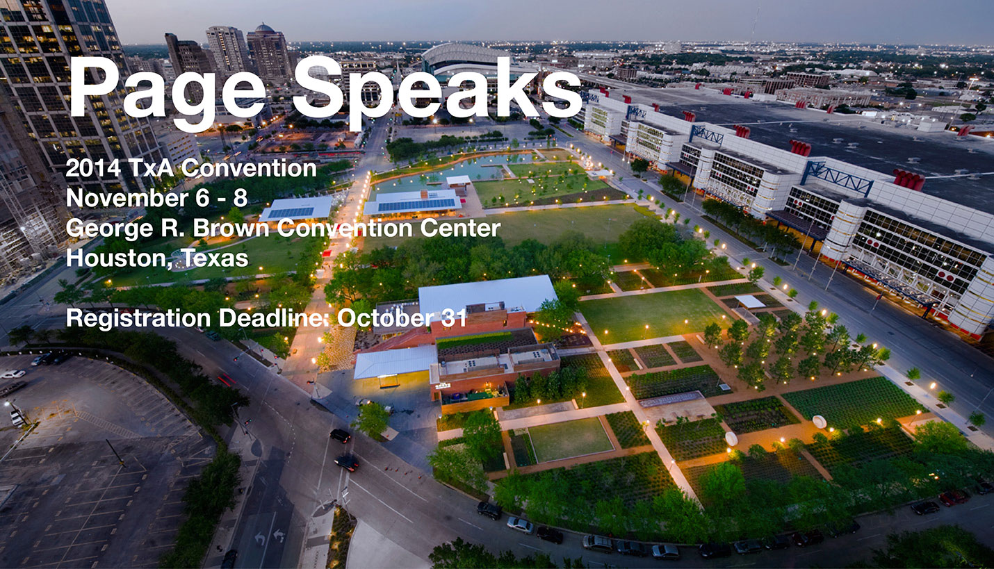 Architecture of Discovery Green by Page - © Hargreaves