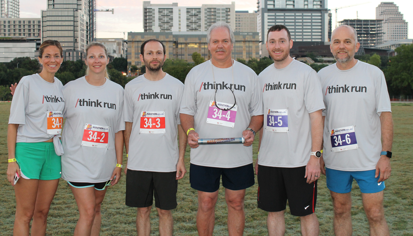 Left to right: Lindsey Pierce, Shawna Meschnark, Adam LaRue, Steve Bennett, Cameron Brown and David Mitchell - 