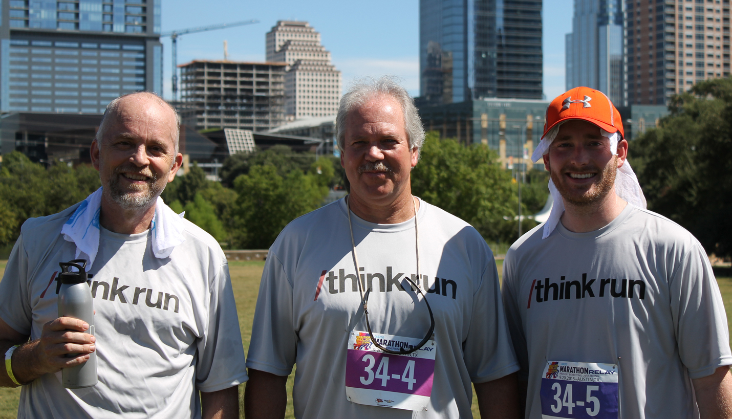 Left to right: David Mitchell, Steve Bennett and Cameron Brown - 