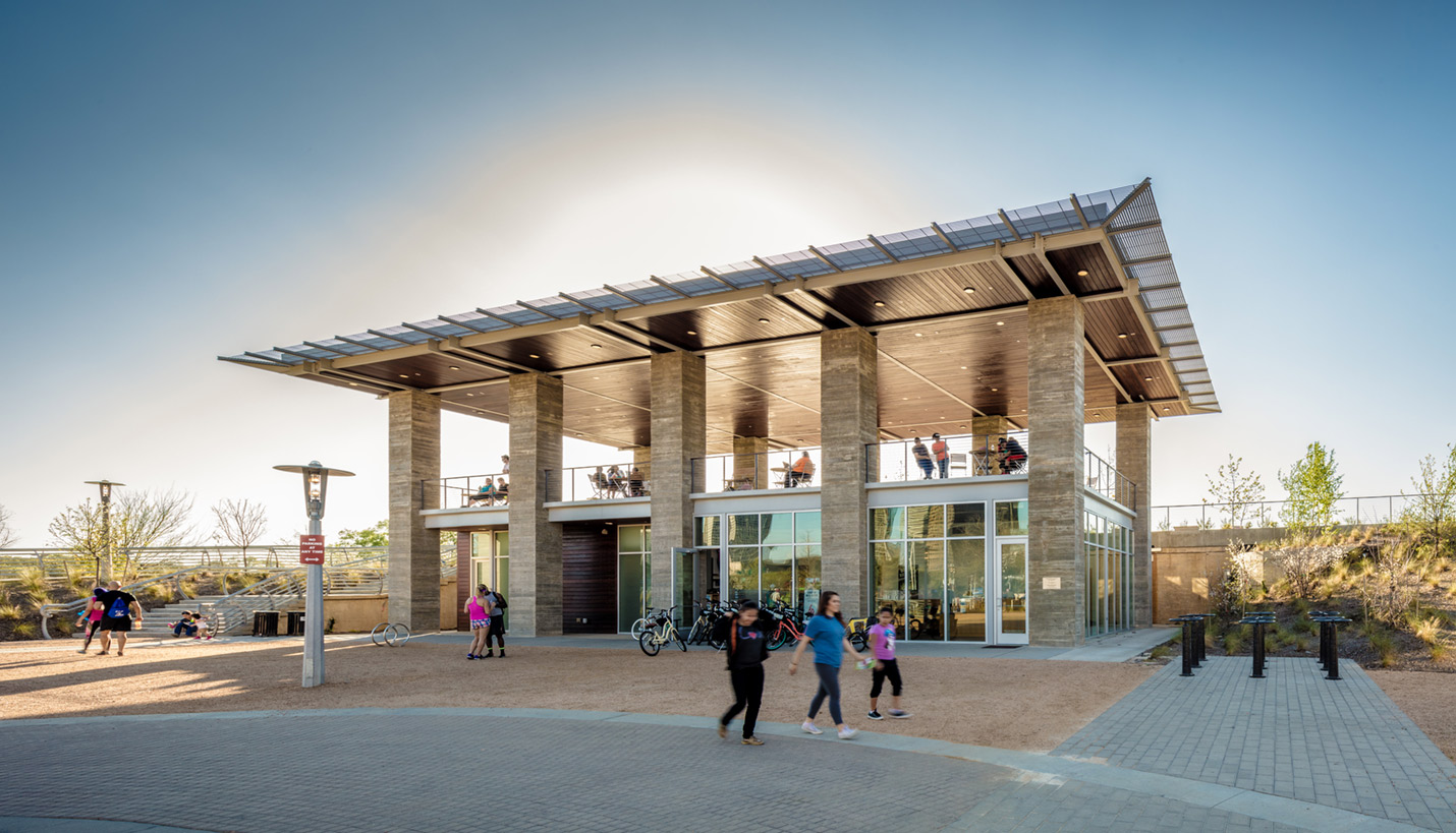 Water Works Pavilion at Buffalo Bayou Park - © Slyworks Photography