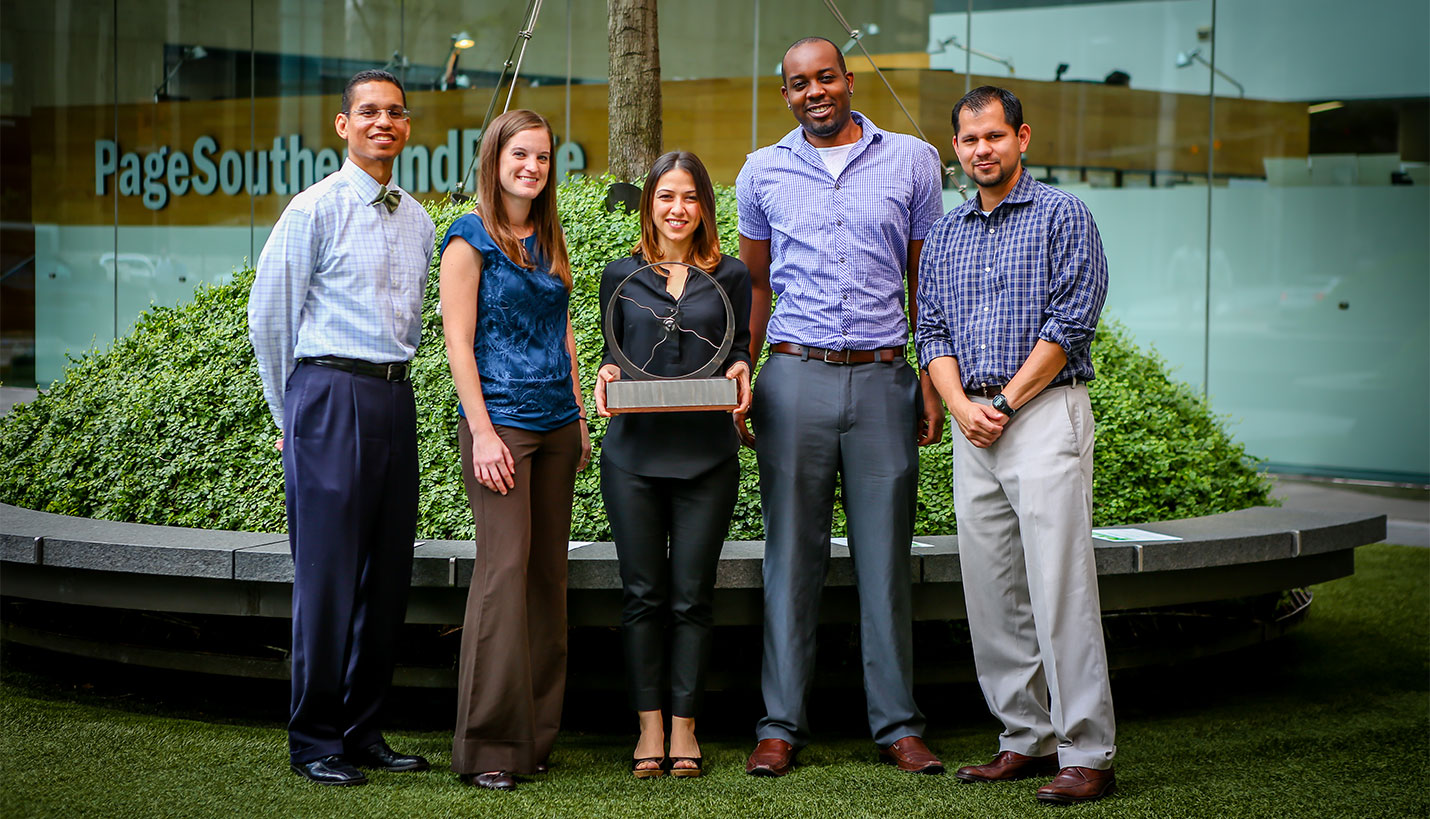 From left to right: Verrick Walker, Geri Powell, Ozge Gulec Inal, Lawrence Stewart and Noe Ramirez. - Andy Phan