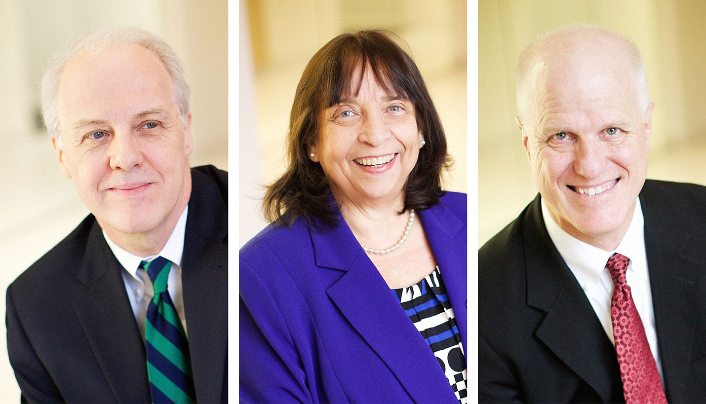 Chris Cowansage (L), Malena Aquino and David McCullough - Emily Hellmuth