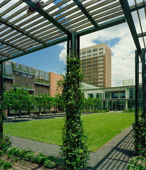 Christ Church Courtyard as designed by Page