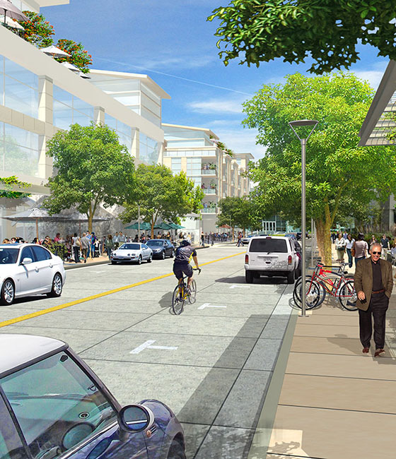 LSAP Street Rendering as planned by BMS Design Group (now Page)